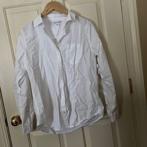 Amazon Essentials White Button Down NWT!